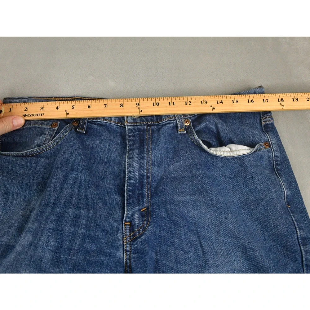 Levis Jeans 511 Mens 36x32 (34x30) Slim Fit Blue Denim Outdoor Hiking Work
